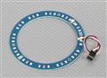 LED Ring 100mm White w/10 Selectable Modes [HK381000135] (27976)